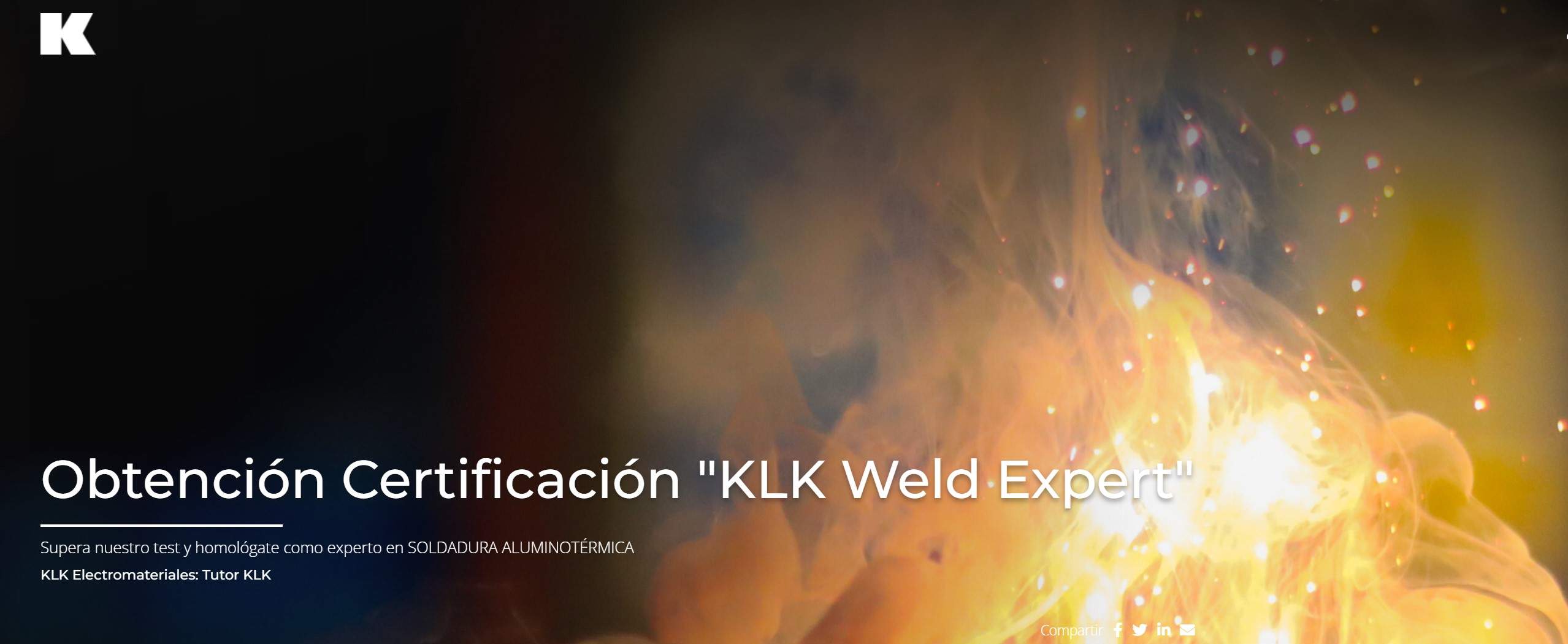 Homologación KLK Weld Expert