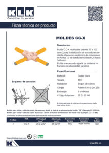 Ficha técnica molde CC-X