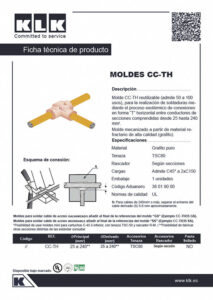 Ficha técnica molde CC-TH