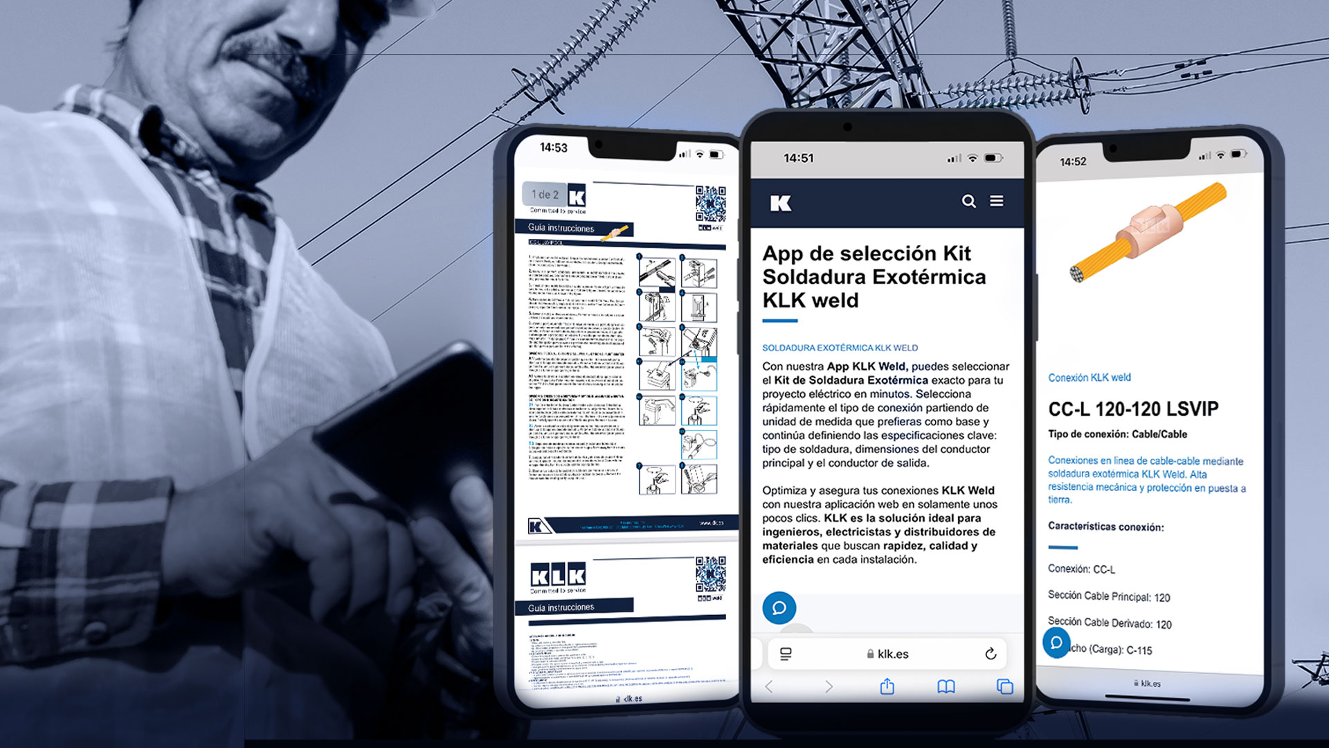 Appweld KLK Técnico midiendo en terreno resistividad y resistencia de puesta a tierra