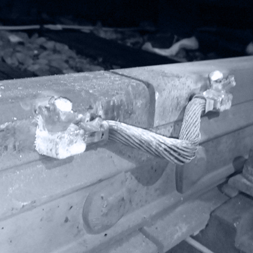 KLK weld rail connection ready